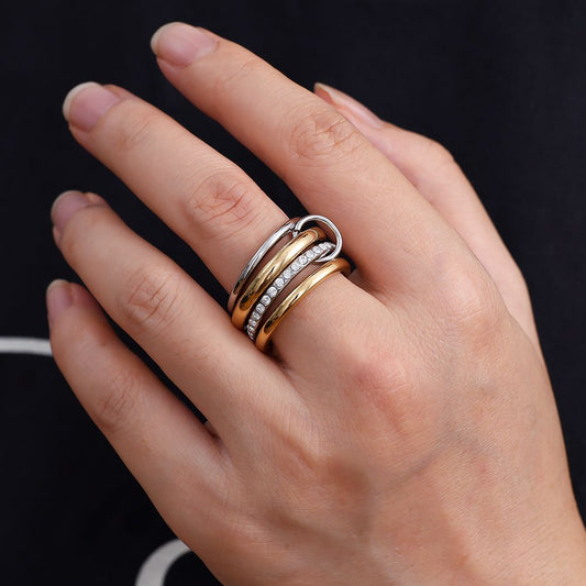 Four layers ring