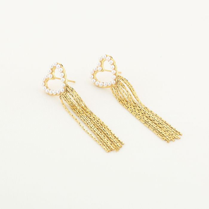 Love chain earrings