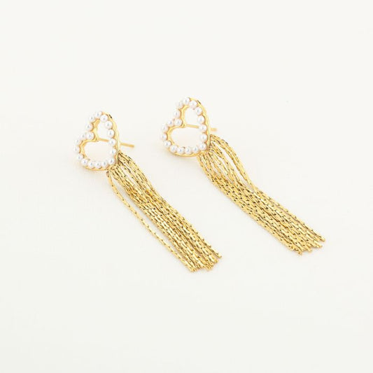 Love chain earrings