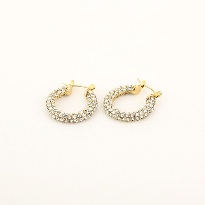 Rhinestone hoops