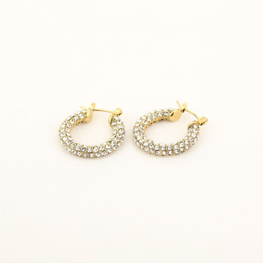 Rhinestone hoops