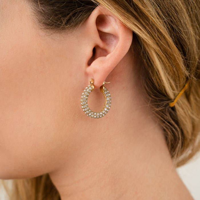 Rhinestone hoops